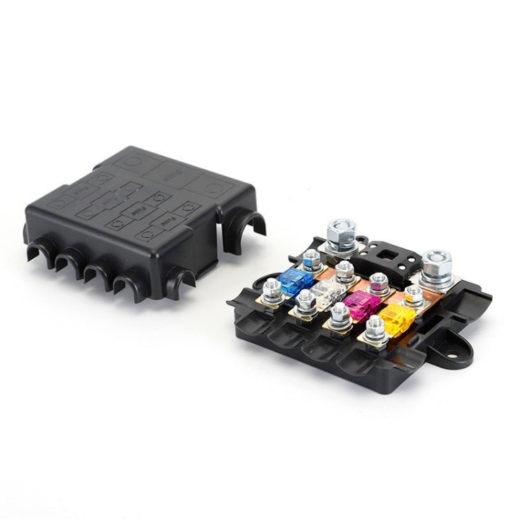 Five-Way One-Input Four-Output Fuse Box RV Power Supply Modification, Fuse Box, Fuse Box + Fuse