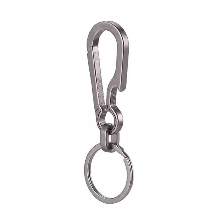Titanium Alloy Car Keychain Multifunctional Simple Loss Prevention Belt Charm Ring, Classic Model, Upgrade Model