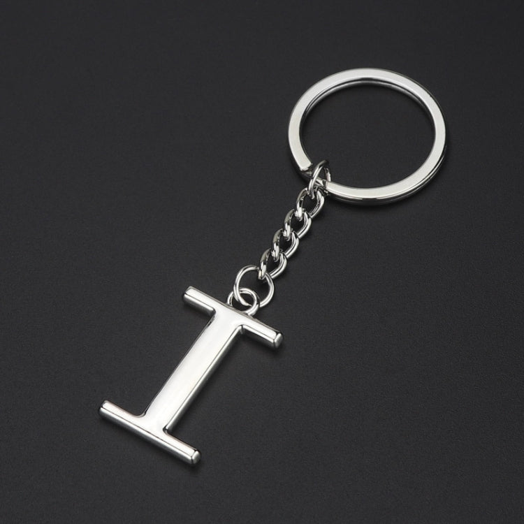 Double-Sided Three-Dimensional Plating Alphabet Keychain, A, B, C, D, E, F, G, H, I, J, K, L, M, N, O, P, Q, R, S, T, U, V, W, X, Y, Z