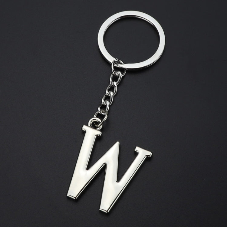 Double-Sided Three-Dimensional Plating Alphabet Keychain, A, B, C, D, E, F, G, H, I, J, K, L, M, N, O, P, Q, R, S, T, U, V, W, X, Y, Z