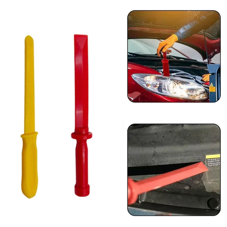 Car Tire Lever Plastic Scraper Repair Tool, Red, Yellow