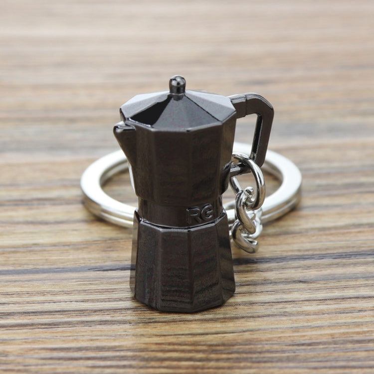 Mini Metal Keychain Coffee Utensils Decorative Pendant, Powder Hammer Silver, Powder Hammer Black, Spoon Silver, Spoon Black, Handle Silver, Handle Black, Coffee Cup Black, Coffee Cup Rose Gold, Moka Pot Black, Moka Pot Silver, Gooseneck Pot Black     ...