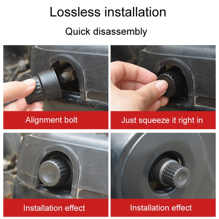 E-Bike Footrest Plug Protection Plug Footrests Center Column Screws Anti-Collision Cover, 10pcs