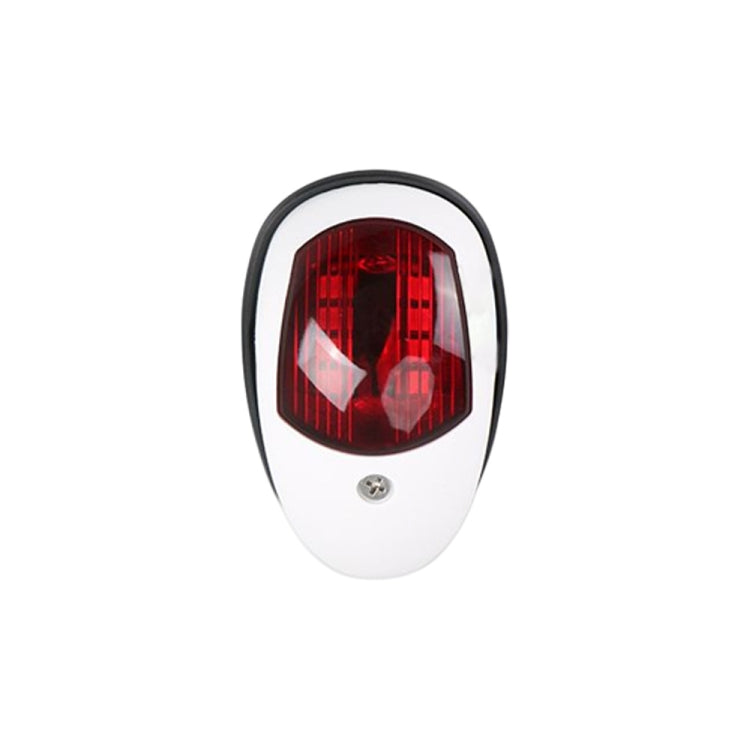 Marine Navigation Warning Light Signal LED Yacht Light, White Shell Green, White Shell Red, Black Shell Green, Black Shell Red, Silver Shell Green, Silver Shell Red