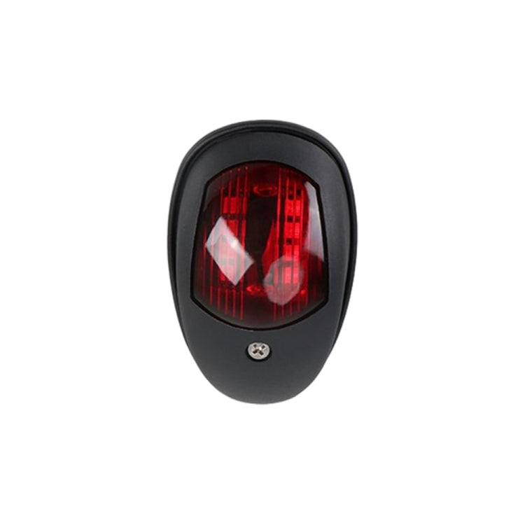 Marine Navigation Warning Light Signal LED Yacht Light, White Shell Green, White Shell Red, Black Shell Green, Black Shell Red, Silver Shell Green, Silver Shell Red