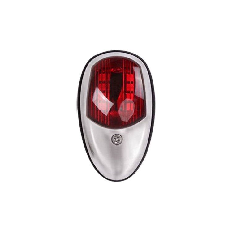 Marine Navigation Warning Light Signal LED Yacht Light, White Shell Green, White Shell Red, Black Shell Green, Black Shell Red, Silver Shell Green, Silver Shell Red