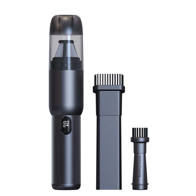 Multifunctional Suction Blowing Wireless Car Vacuum Cleaner Handheld High-Power Dust Blower, (Black)