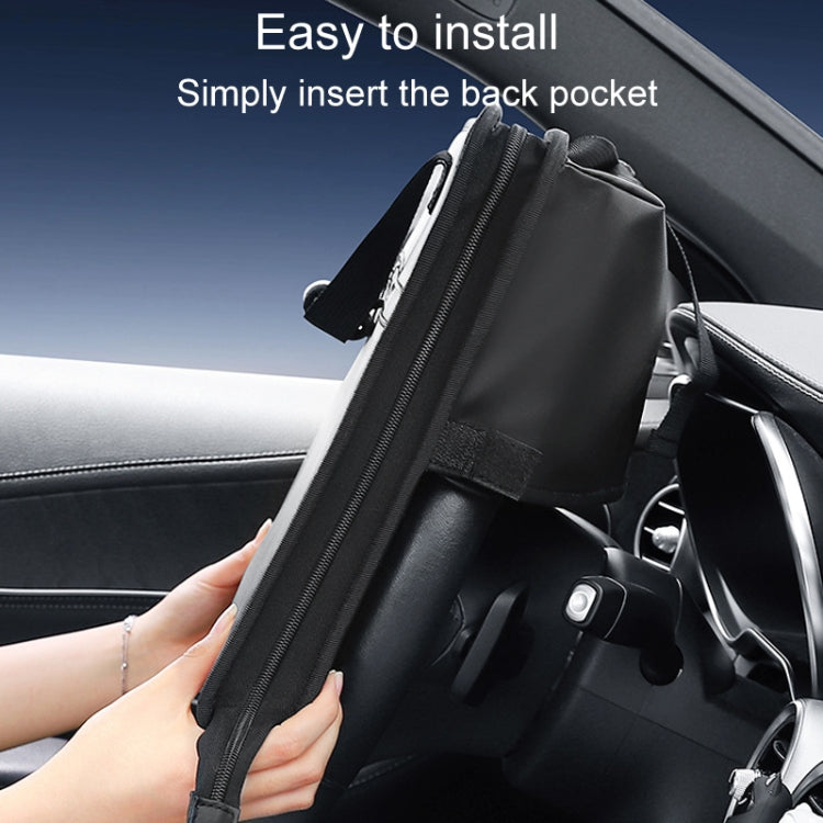 Multifunctional Car Steering Wheel Dining Table Car Seatback Hanging Foldable Storage Bag