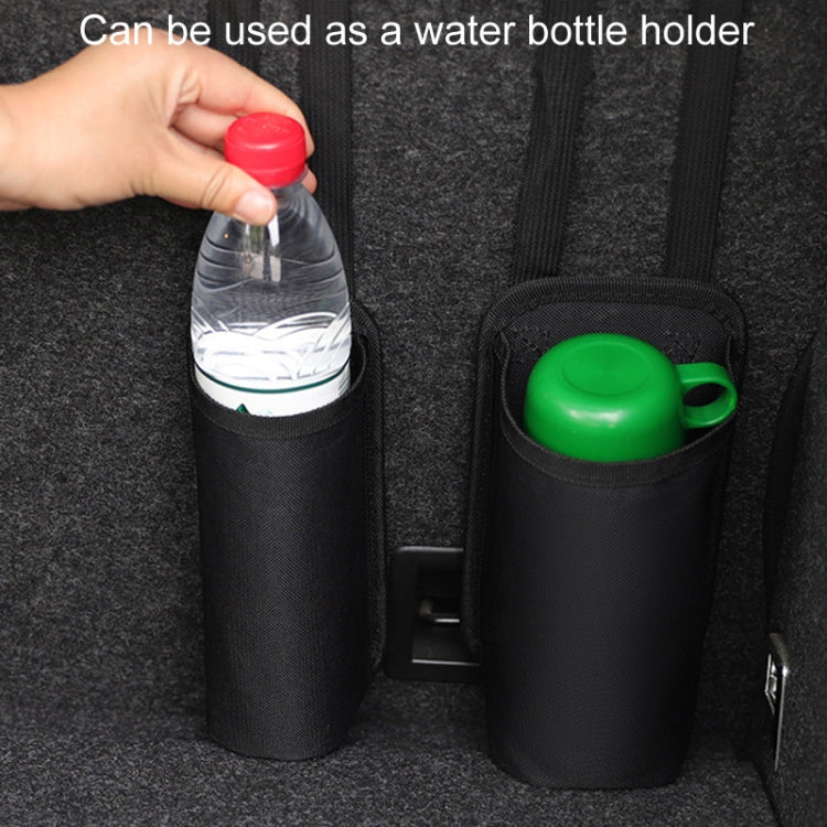 Car Fire Extinguisher Storage Bag Auto Seatback Bag Cup Holder, Small, Large
