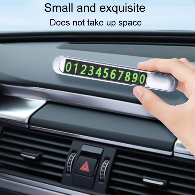T1 Car Hidden Moving Phone Plate Vehicle Temporary Parking Number Board