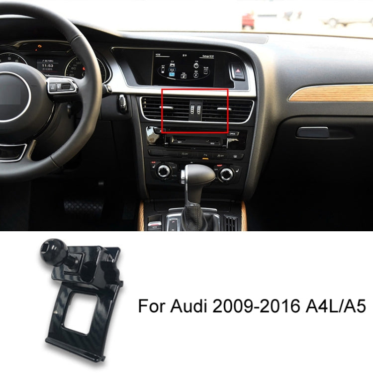 For Audi Left Driving Car Mobile Phone Holder Mounting Base, 05-11 A6L, 06-15 Q7, 09-16 A4L/A5, 10-18 Q5, 10-19 A1, 11-17 A8L, 12-18 A6L, 13-18 Q3, 14-20 A3, 16-19 Q7, 17-23 A4L-A5-S4-S5, 18-22 Q5L, 18-23 A8L, 19-22 Q2L, 19-23 A6L, 19-23 Q3, 20-21 Q7/Q...