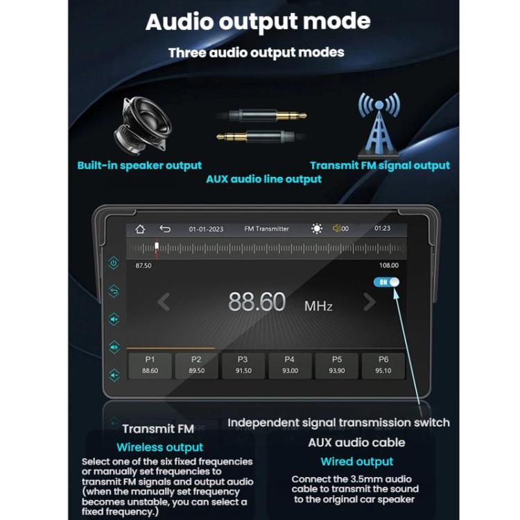 7 Inch Bluetooth 5.0 Portable CarPlay Monitor, Display, Display + Camera