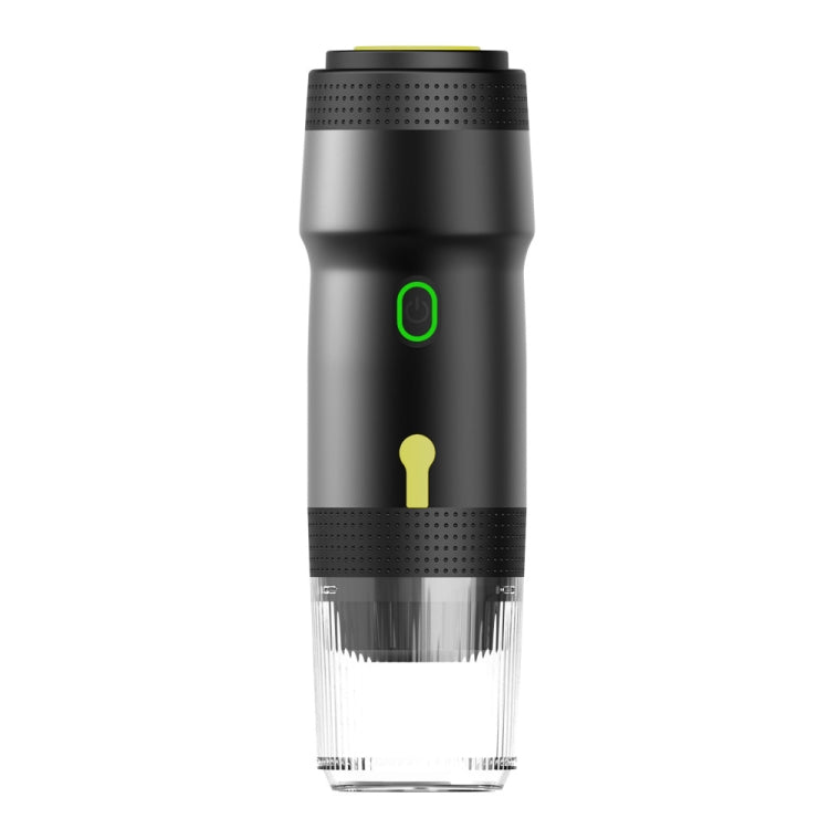 12V 3 In 1 Car Self-heating Coffee Machine Compatible With Large / Small Capsules and Ground Coffee, EU Plug