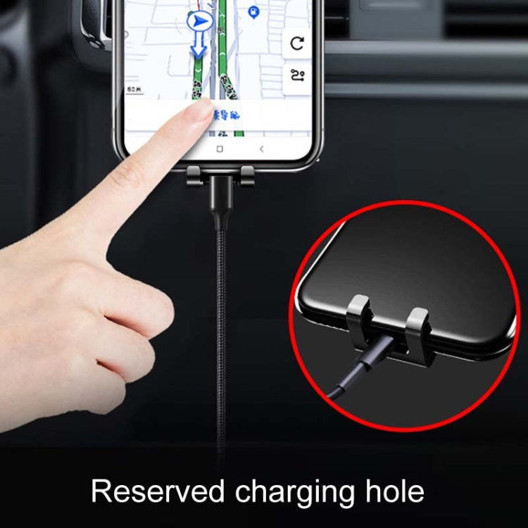 Car Snap-On Air Vent Gravity Cell Phone Navigation Mirror Holder