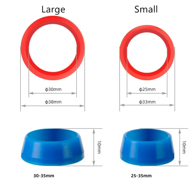 10pcs Mountain Road Bike Seatpost Waterproof Dustproof Cover, Red For 25-30mm, Red For 30-35mm, Blue For 25-30mm, Blue For 30-35mm, Green For 25-30mm, Green For 30-35mm