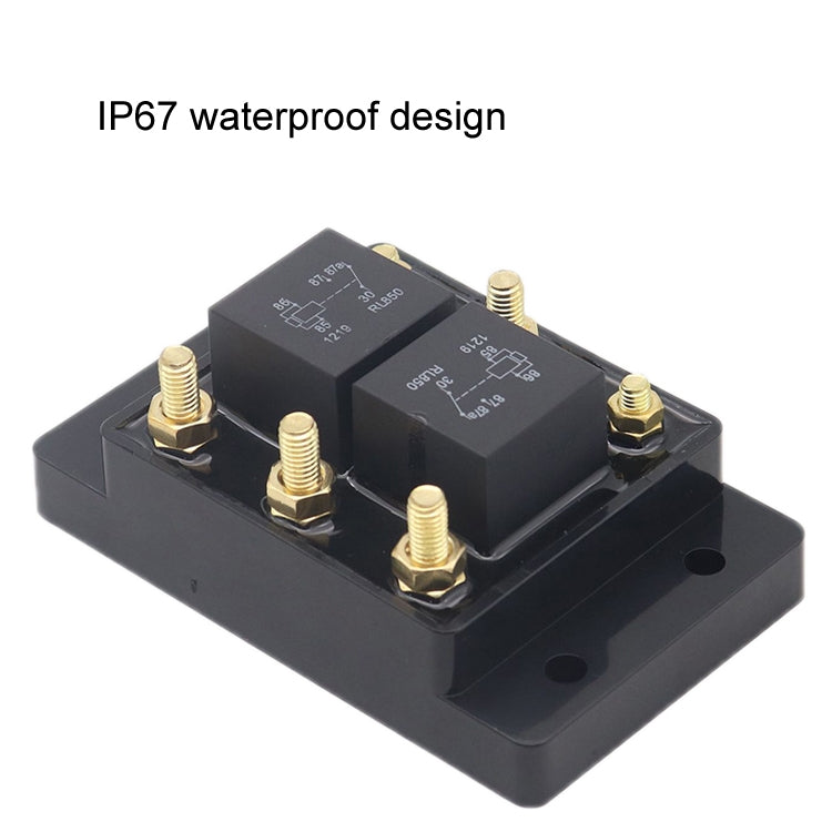 12V80A Automotive Relay Module Waterproof Fuse Box