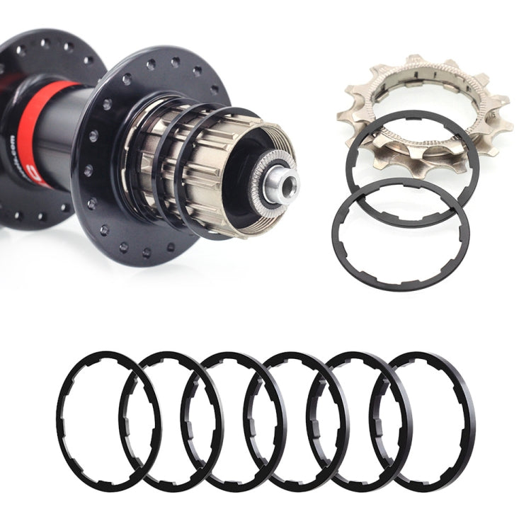Bicycle Hub Freehub Slotted Flywheel Gasket, 1mm, 1.5mm, 2mm, 1.85mm, 2.18mm, 2.35mm