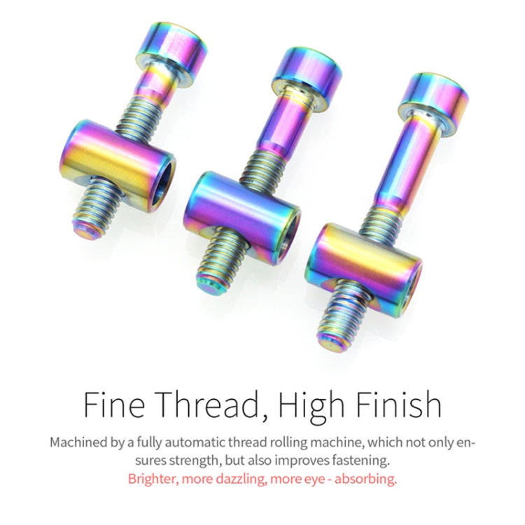 Bicycle Titanium Alloy Seat Post Locking Screws, M6x30 Colorful, M6x30 Gold, M6x30 Titanium, M6x35 Colorful, M6x35 Gold, M6x35 Titanium, M6x40 Colorful, M6x40 Gold, M6x40 Titanium