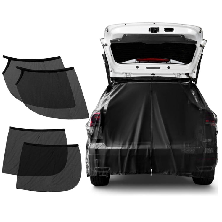 Car Rear Trunk Ventilation Shade Anti-mosquito Screen Cover, S, M, L, XL