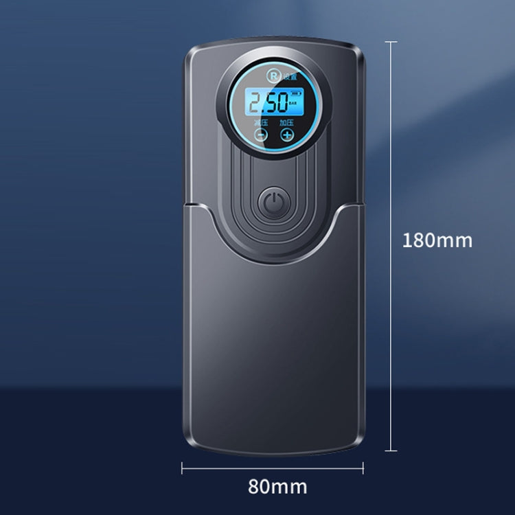 Car Portable Mini Digital Display High Power Multifunctional Inflatable Pump, Wireless, Wired