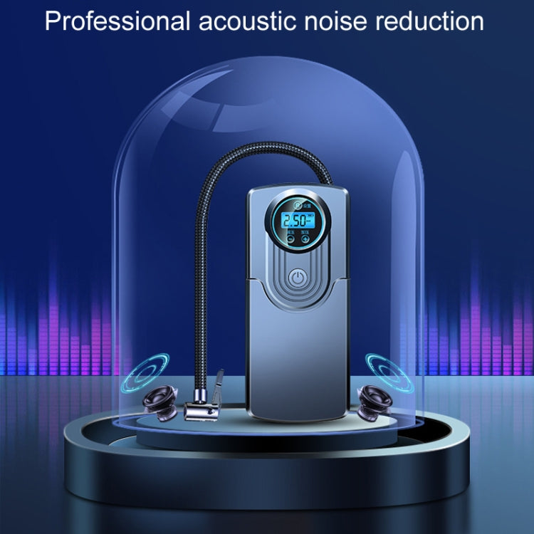Car Portable Mini Digital Display High Power Multifunctional Inflatable Pump, Wireless, Wired
