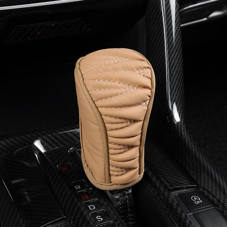 Car Universal Leather Gear Sleeve Breathable Gearshift Cover, T Type Black, T Type Red With Black Line, T Type Yellow, Manual Gear Black, Manual Gear Red With Black Line, Manual Gear Yellow, Automatic Gear Black, Automatic Gear Red With Black Line     ...
