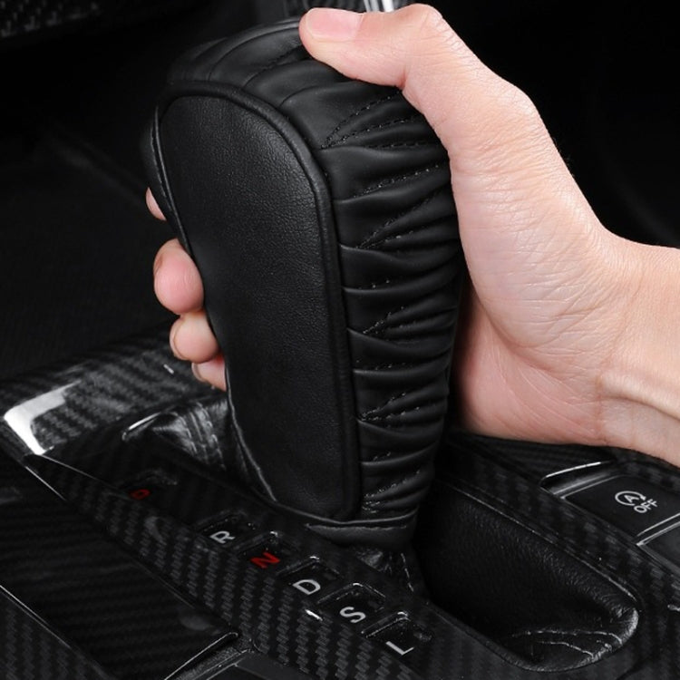Car Universal Leather Gear Sleeve Breathable Gearshift Cover, T Type Black, T Type Red With Black Line, T Type Yellow, Manual Gear Black, Manual Gear Red With Black Line, Manual Gear Yellow, Automatic Gear Black, Automatic Gear Red With Black Line     ...