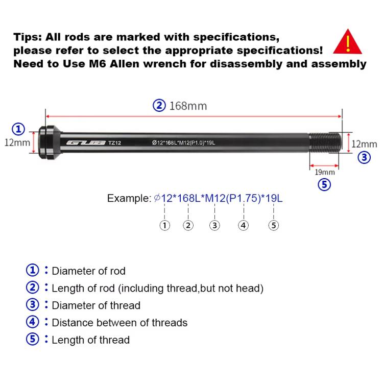 MTB Road Bicycle Frame Aluminium Bucket Axle Bar, GUB TZ10, GUB TZ11, GUB TZ12, GUB TZ13, GUB TZ15, GUB TZ16, GUB TZ17, GUB TZ18