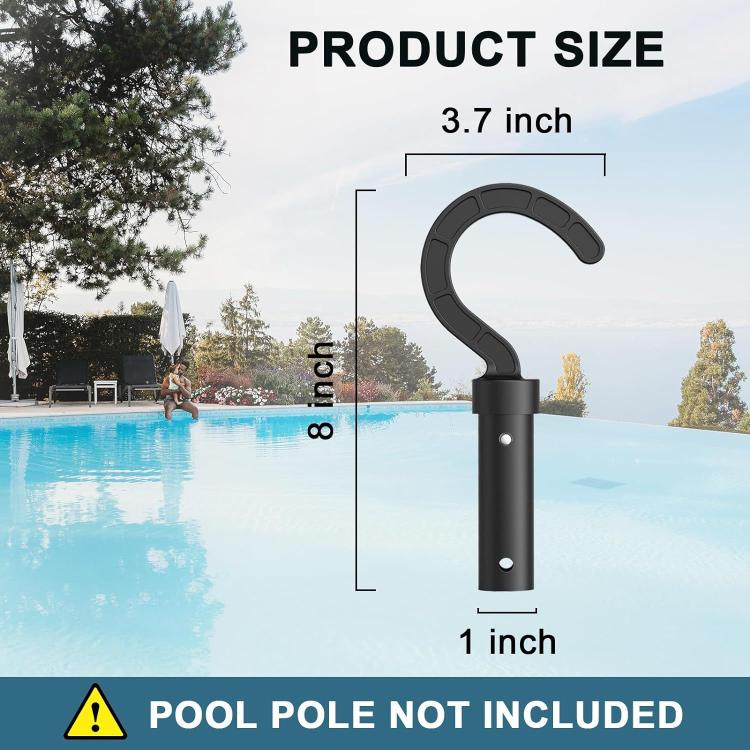 Pool Robot Cleaners Fixedly Connected Telescopic Pole Hook