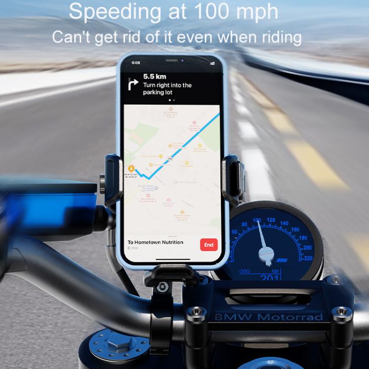 Kewig M33-C2 Outdoor Motorcycle Bike Riding Anti-Theft Shock Absorbing Cell Phone Holder, M33-C2
