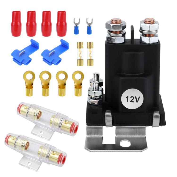 12V DC High Current Quick Start Relay For Cars And Yachts, With 30A Fuse Tube, With 60A Fuse Tube, With 100A Fuse Tube