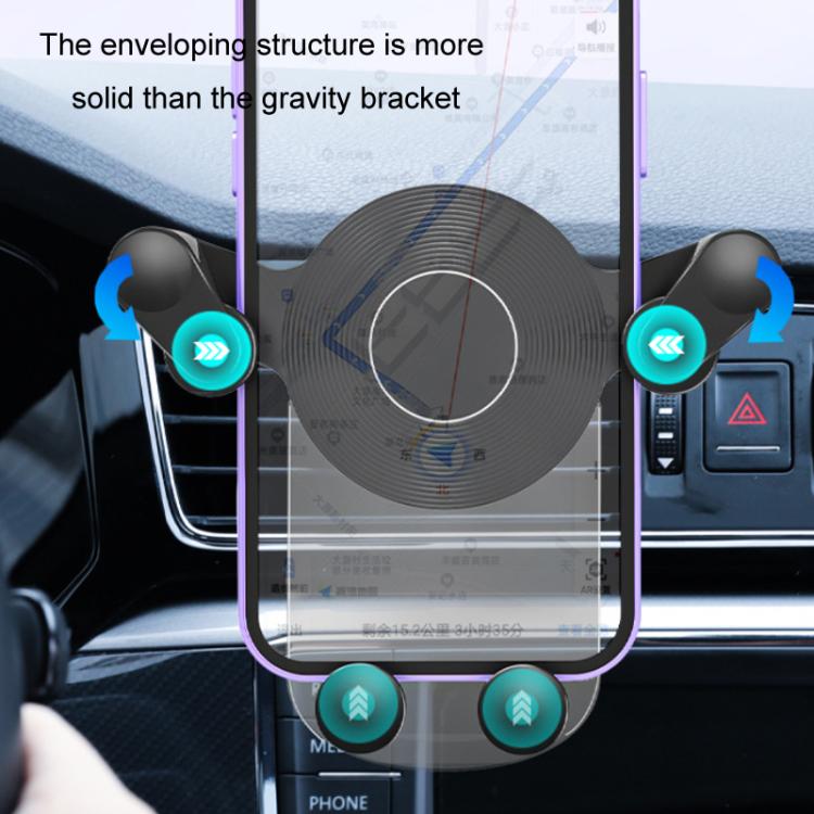 Car Air Outlet Navigation Transparent Gravity Bracket