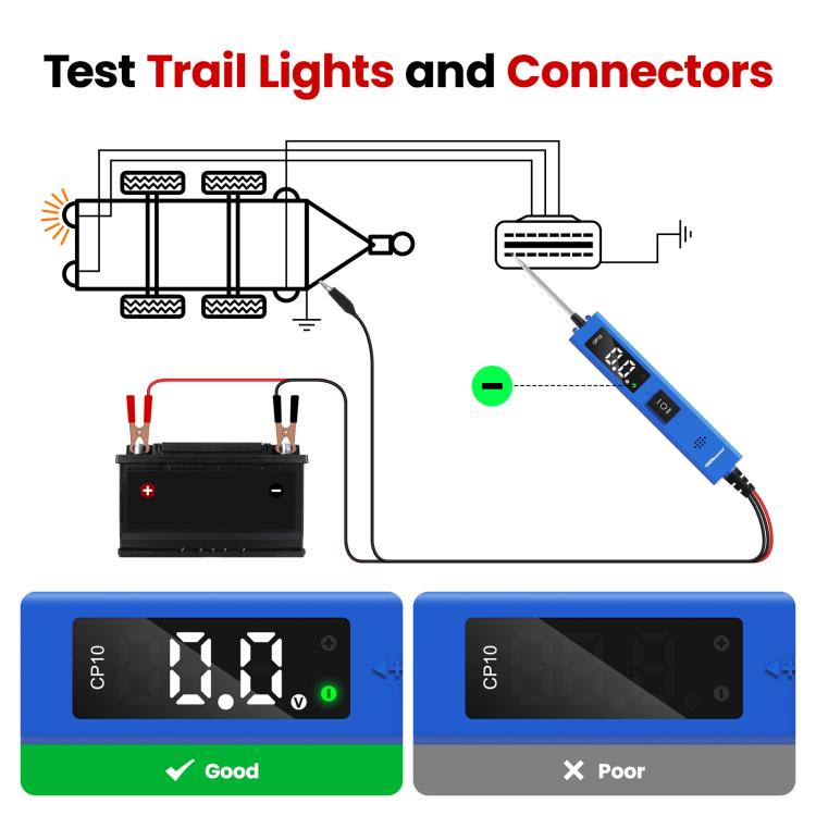 OBDResource 0-80V Multi-Function Portable Automobile Circuit Tester