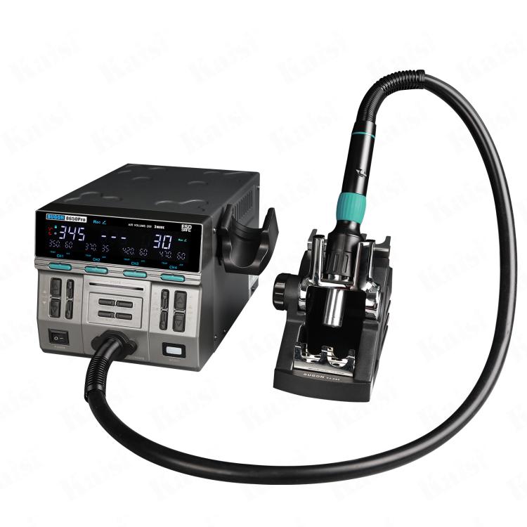 SUGON 8650Pro Curve Hot Air Soldering Station 1300W High Wind Power Maintenance Motherboard CPU Desoldering Station, EU Plug, US Plug