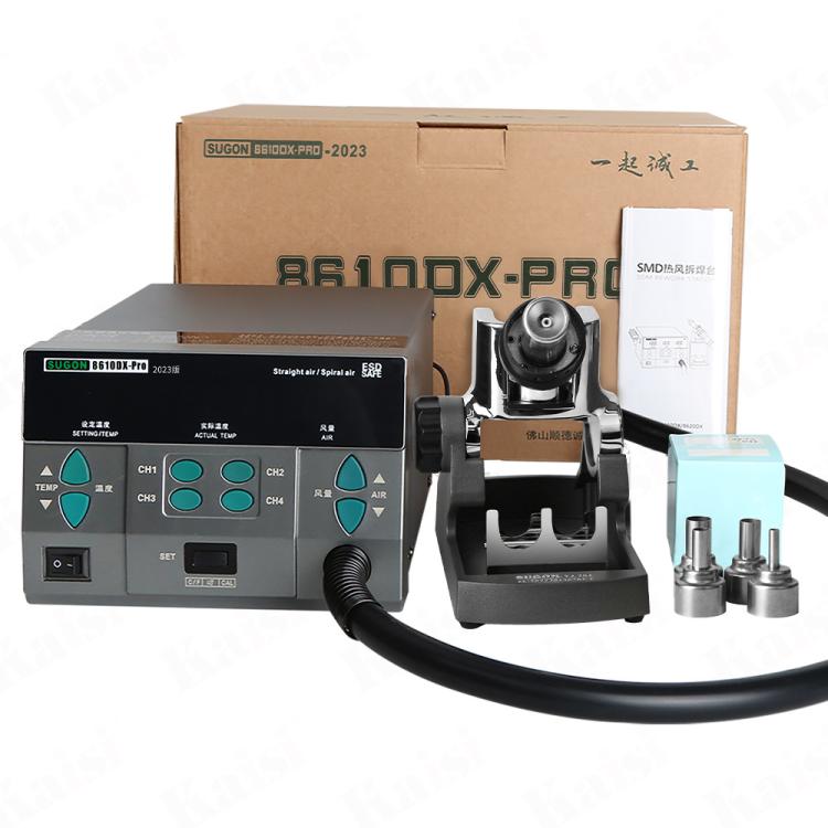 SUGON 8610DX-Pro 1000W Digital Display Hot Air Welding Station Cell Phone Repair Welding, EU Plug, US Plug