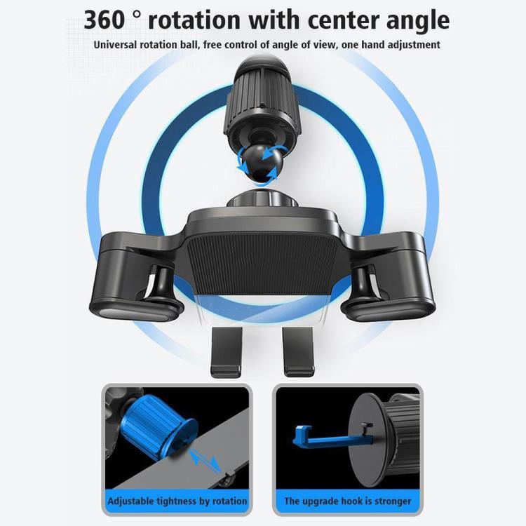 Gravity Car Mobile Phone Holder Air Outlet Fixed Clip Navigation Bracket