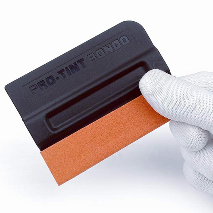 Car Film Scraper Imitation Buckskin Scraper With Magnetic Attraction, Hard ABS, Moderate PP