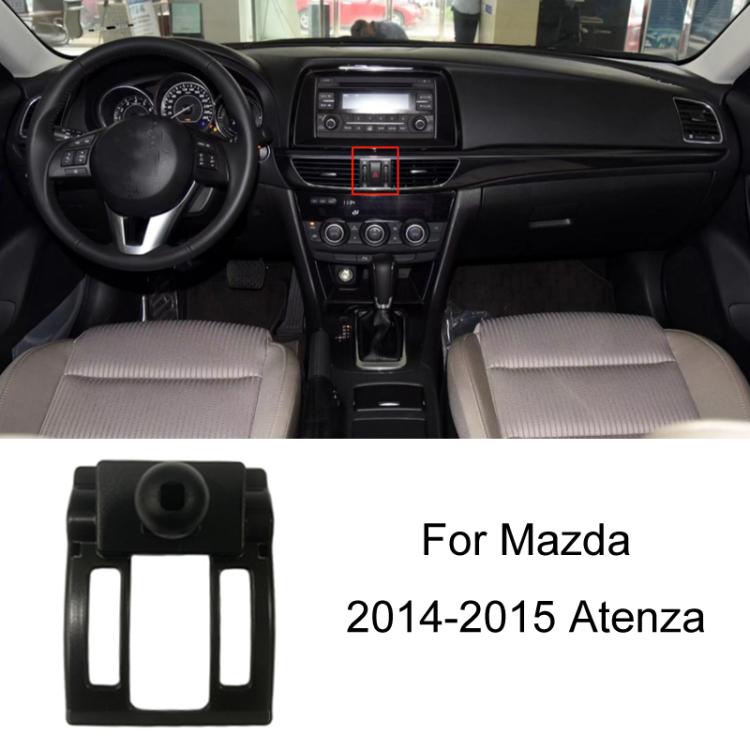 For Mazda Left Driving Car-Mounted Special Mobile Phone Navigation Bracket Base, 04-15 Mazda 6, 09-15 RuiYi, 13-14 CX-5, 14-15 Atenza, 14-19 Axela, 15 CX-5, 16-18 CX-4, 17-19 Atenza, 17-22 CX-5/CX-8, 20-21 Atenza, 20-22 CX-30, 20-22 Axela, 20-23 CX-4  ...