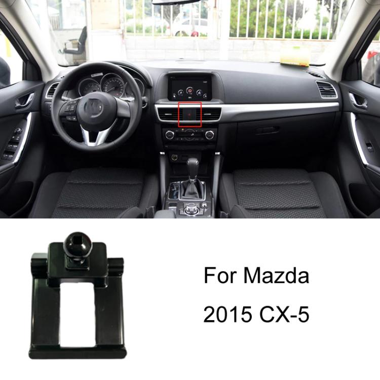 For Mazda Left Driving Car-Mounted Special Mobile Phone Navigation Bracket Base, 04-15 Mazda 6, 09-15 RuiYi, 13-14 CX-5, 14-15 Atenza, 14-19 Axela, 15 CX-5, 16-18 CX-4, 17-19 Atenza, 17-22 CX-5/CX-8, 20-21 Atenza, 20-22 CX-30, 20-22 Axela, 20-23 CX-4  ...