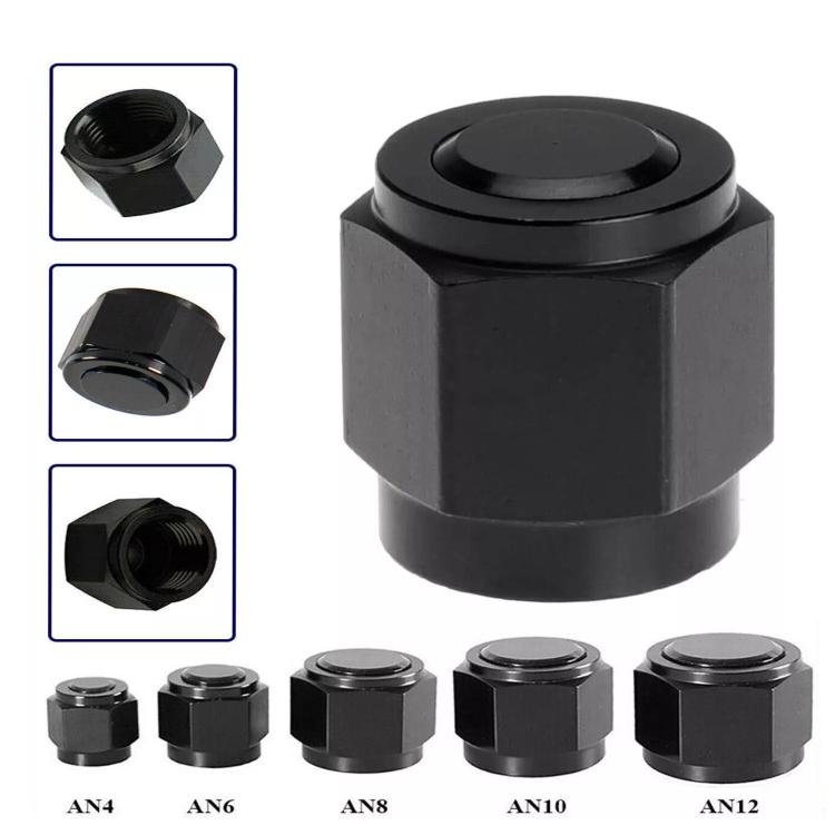 AN4 Oil Pipe Plug Aluminum Alloy Nut Car Modification Adapter, AN4, AN6, AN8, AN10, AN12
