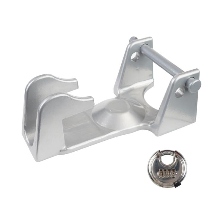Coupler Gooseneck Hitch Trailer Lock For Heavy Trailer Transporter RV, Black Without Lock, Red Without Lock, Silver Without Lock, Black + Key Lock, Red + Key Lock, Silver + Key Lock, Black + Combination Lock, Red + Combination Lock                     ...