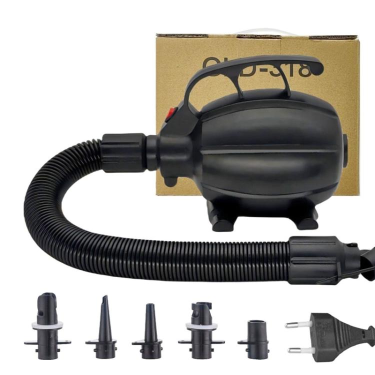 GLD-318 High Power 600W Electrical Inflatable Pump Tent Yoga Mat Inflator, EU Plug, US Plug