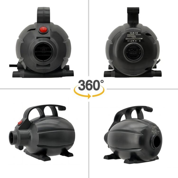 GLD-318 High Power 600W Electrical Inflatable Pump Tent Yoga Mat Inflator, EU Plug, US Plug