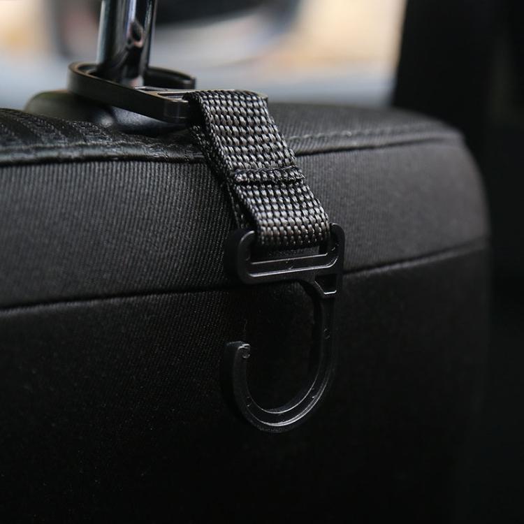 4pcs / Set Car Seatback Headrest Hooks Hidden Anti-Knock Car Rear Seat Organizer Hangers