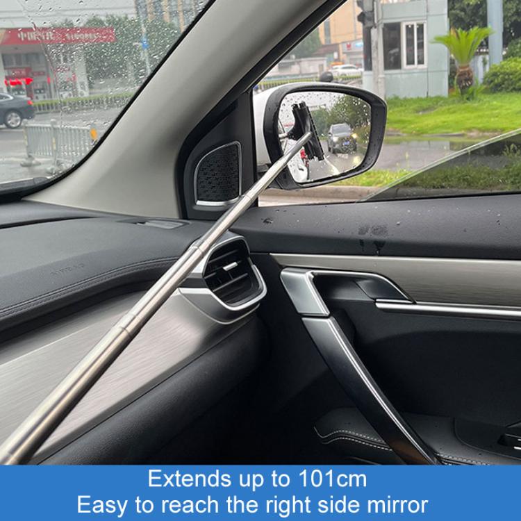 Retractable Windshield Cleaning Brush Scrubbing And Defogging 3 In 1 Car Wash Kit