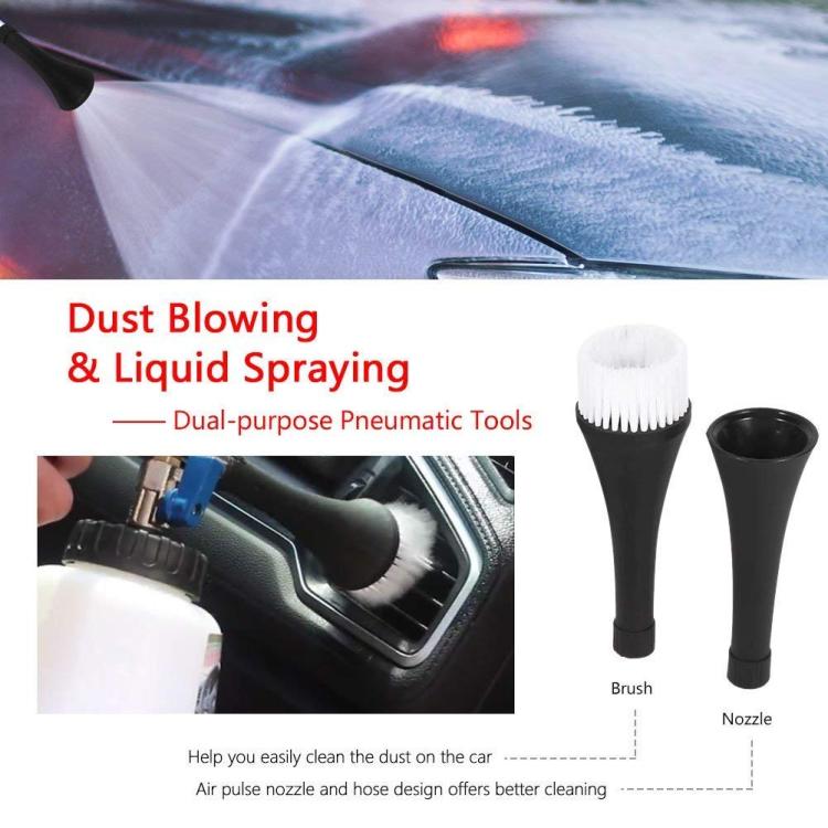 Car Tornado Cleaning Dust Blowing High Pressure Pneumatic Spray Tool, US Connector, EU Connector