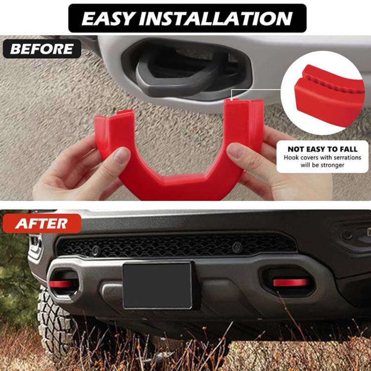 For Dodge RAM 1500 Car Trailer Front Hook Cover, For Dodge RAM 1500