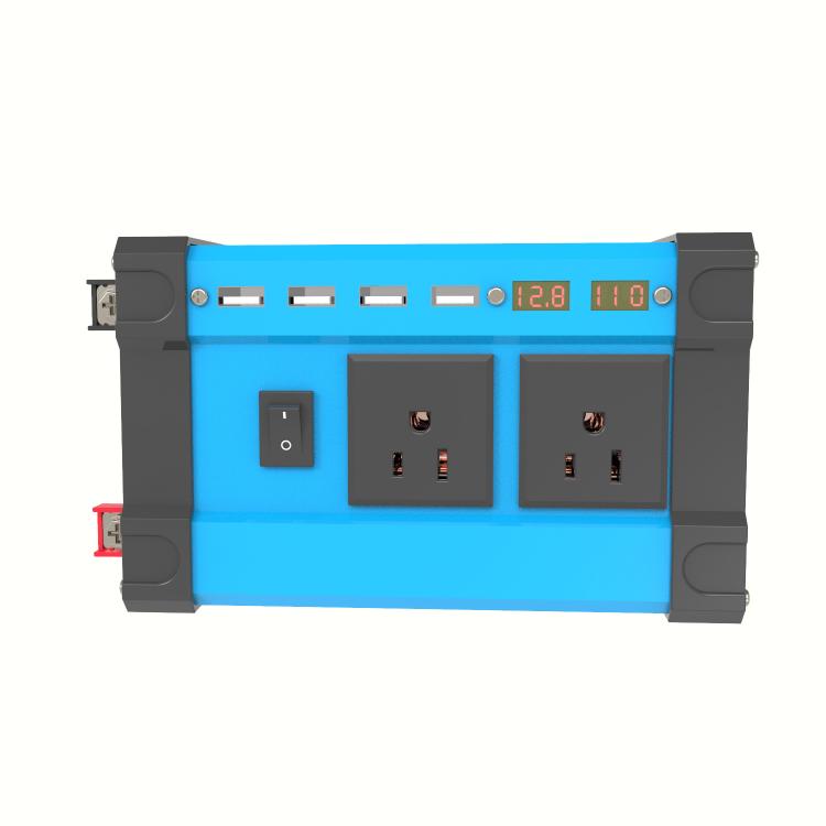 Gurxun 4 USB Ports Digital Display Modified Square Wave Inverter, 300W US Plug 12V To 110V, 500W US Plug 12V To 110V, 300W Brazil Plug 12V To 110V, 500W Brazil Plug 12V To 110V, 300W Brazil Plug 12V To 220V, 500W Brazil Plug 12V To 220V