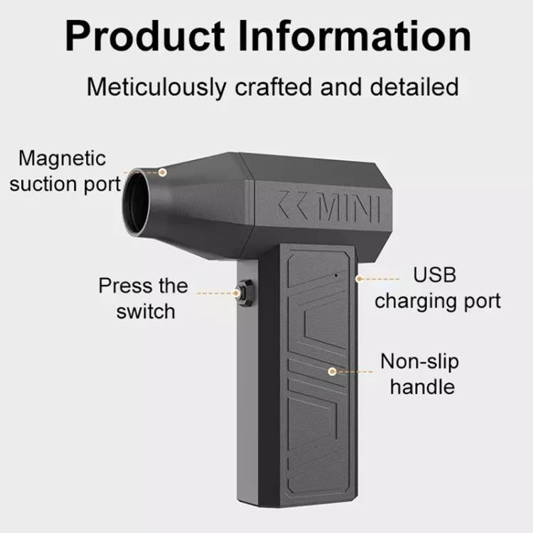90000RPM 41m/s Mini Brushless Motor Turbo Jet Fan With Magnetic Suction Nozzle, 90000RPM 41m/s