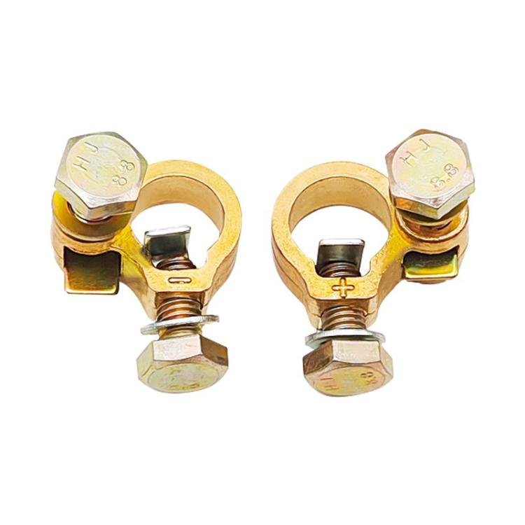 Thickened Copper Battery Clip Automotive Battery Stake Multi-Function Connector, 1pair